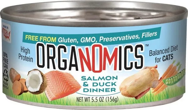 24/5.5oz Evanger's Cat Organomics Salmon/Duck - Health/First Aid